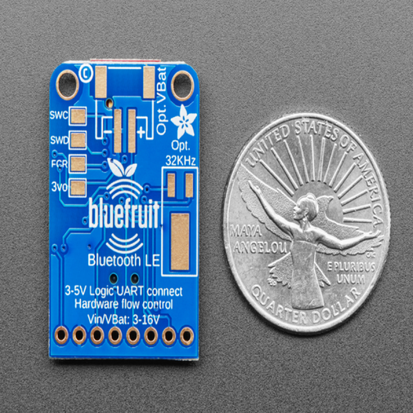 디바이스마트,MCU보드/전자키트 > 통신/네트워크 > 블루투스/BLE,Adafruit,Adafruit Bluefruit LE UART Friend - Bluetooth Low Energy (BLE) [ada-2479],블루투스 4.0 BLE 모듈 / 프로젝트에 BLE 기능을 추가지원 / 16MHz에서 실행되는 ARM Cortex M0 코어 / Bluefruit iOS App 혹은 Android App을 이용하여 스마트폰을 컨트롤러로 사용 가능