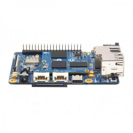 디바이스마트,MCU보드/전자키트 > 인공지능/임베디드/산업용 > 인공지능/머신러닝 > 인공지능 개발보드/모듈/키트,Seeedstudio,ODYSSEY – STM32MP157C Raspberry Pi 40-Pin (SoM호환) [102110319],Cortex-M4가 통합 된 듀얼 코어 Arm-Cortex-A7 코어 프로세서 / SoM (system on module)은 MPU, PMIC, RAM 포함 / 라즈베리 파이 40 핀 호환 캐리어 보드 / 컴팩트 한 크기와 강력한 성능 / 오픈 소스 하드웨어 / SDK / API / BSP / OS