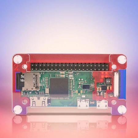 디바이스마트,오픈소스/코딩교육 > 라즈베리파이 > 라즈베리파이 케이스,Pimoroni,Pibow Zero W [PIM258],Raspberry Pi Zero W 전용 슬림 케이스 / 4개의 색상의 레이어 타입 (투명,빨강,보라,파랑) / 가볍고, 고품질의 아크릴 사용