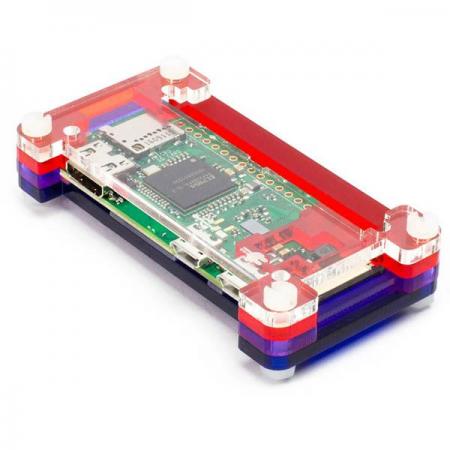 디바이스마트,오픈소스/코딩교육 > 라즈베리파이 > 라즈베리파이 케이스,Pimoroni,Pibow Zero W [PIM258],Raspberry Pi Zero W 전용 슬림 케이스 / 4개의 색상의 레이어 타입 (투명,빨강,보라,파랑) / 가볍고, 고품질의 아크릴 사용