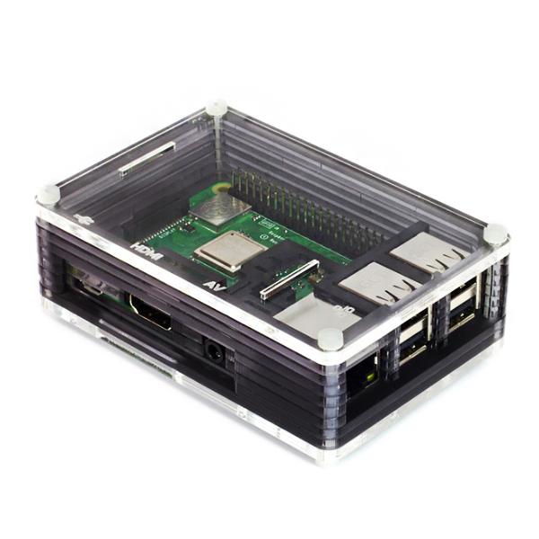 Pibow 3 B+ (Raspberry Pi 3 B+, 3, & 2) – Ninja [PIM340]
