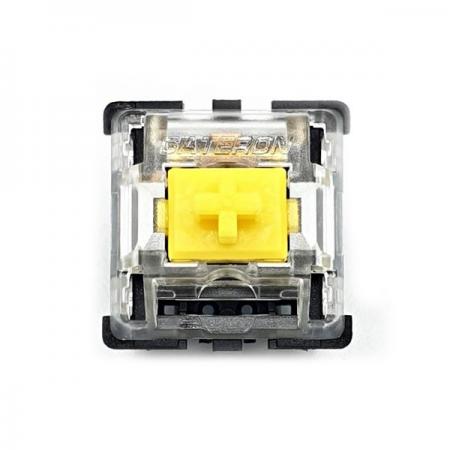 디바이스마트,스위치/부저/전기부품 > 스위치 > 푸쉬버튼 스위치 > 비조광형 스위치,SZH,GATERON 기계식 키보드 스위치 황축 [SZH-SW033],Linear(리니어) / Travel : 4.0mm / 스위치 압력  : 50g