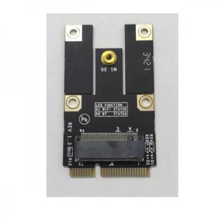 디바이스마트,컴퓨터/모바일/가전 > 네트워크/케이블/컨버터/IOT > 인터넷공유기/허브/랜카드 > 랜카드,SZH,MINI PCI-E NGFF 어댑터 카드 [SZH-IWA017],MINI PCI - M.2 변환 보드 / TYPE 2230 사용 가능 / 커텍터 부분 핀 정보 필 확인 하시길 바랍니다.