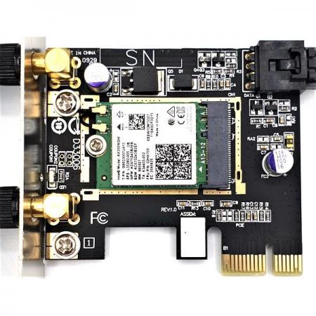 디바이스마트,컴퓨터/모바일/가전 > 네트워크/케이블/컨버터/IOT > 인터넷공유기/허브/랜카드 > 랜카드,SZH,무선 랜카드 INTEL AX200 데스크탑 전용 [SZH-IWA018],메인보드 PCI 포트 랜카드 / WiFi 6 (802.11ax) / 최대 속도 2.4Gbps / Bluetooth 5