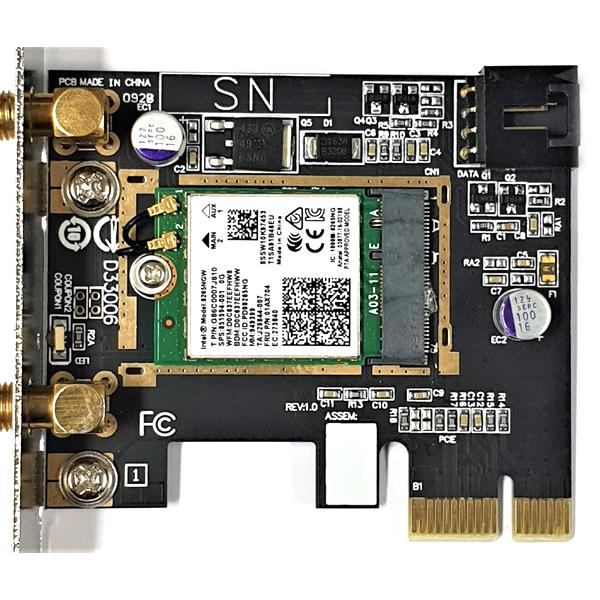 무선 랜카드 INTEL 8265AC 데스크탑 전용 [SZH-IWA020]