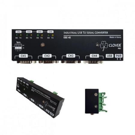 디바이스마트,MCU보드/전자키트 > 개발용 장비 > USB/RS232/RS485 컨버터,에듀래빗,Industrial USB to RS485 Converter,4채널 RS485 & TTL Level Port 구성 / 채널별 전원 링크 / Class 3A ESD 성능 / 통신 최고속도 921.6kbps 대응