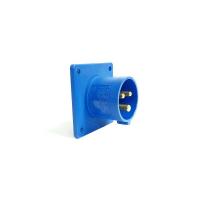 613-6 산업용 인렛 직선 플러그 (230V / 16A / 2P+E / IP44)