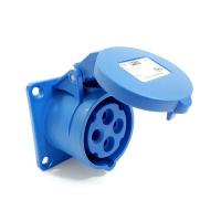 314-9 산업용 판넬 매립 직선형 소켓 (230V / 16A / 3P+E / IP44)