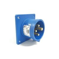 614-9 산업용 인렛 직선 플러그 (230V / 16A / 3P+E / IP44)