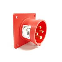 614-6 산업용 인렛 직선 플러그 (400V / 16A / 3P+E / IP44)