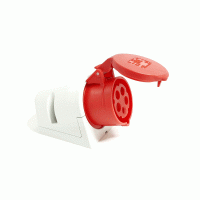 115-6 산업용 노출 부착형 소켓 (400V / 16A / 4P+E / IP44)