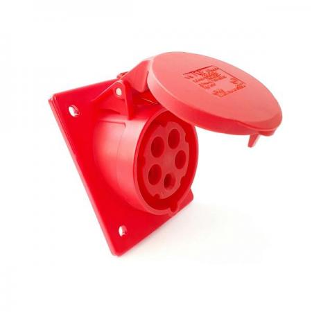 디바이스마트,커넥터/PCB > 산업/의료/방수 커넥터 > 산업용 커넥터,PCE,415-6 산업용 판넬 매립 경사형 소켓 (400V / 16A / 4P+E / IP44),PCE 유럽형 산업용 커넥터 정품 / 방수등급 : IP44 / 전압 : 400V / 전류 : 16A / 5핀 4P+E(접지) / 전선 규격 = 직접 연결시 : 1.5SQ ~ 2.5SQ (정격) 최대 6SQ, 펜홀 단자 연결시 : 1.5SQ ~ 4SQ