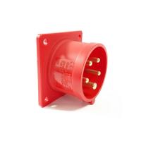 615-6 산업용 인렛 직선 플러그 (400V / 16A / 4P+E / IP44)