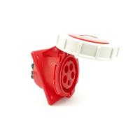 4252-6f78 산업용 판넬 매립 경사형 소켓 (400V / 32A / 4P+E / IP67)