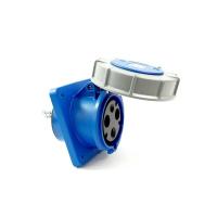 433-6 산업용 판넬 매립 경사형 소켓 (230V / 63A / 2P+E / IP67)