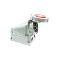 134-6 산업용 노출 부착형 소켓 (400V / 63A / 3P+E / IP67)