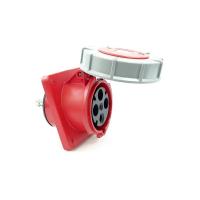 434-6 산업용 판넬 매립 경사형 소켓 (400V / 63A / 3P+E / IP67)