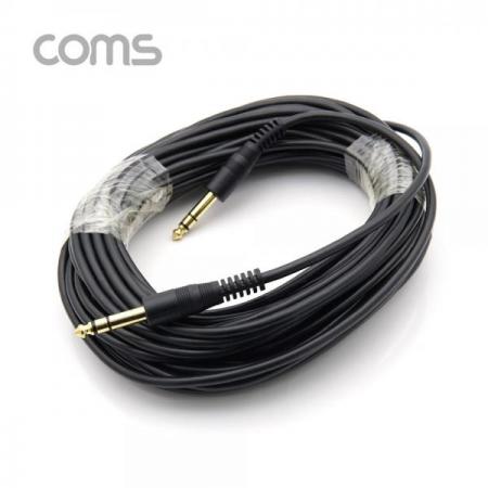 디바이스마트,컴퓨터/모바일/가전 > 네트워크/케이블/컨버터/IOT > 오디오/RCA/동축 케이블 > RCA 케이블,Coms,스테레오 케이블, 15M (6.5 M/M) / Stereo [AV3826],스테레오 케이블/ 15M (6.5 M/M) / Stereo