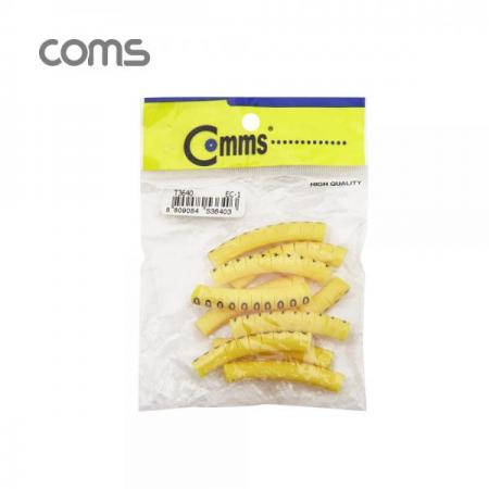 디바이스마트,컴퓨터/모바일/가전 > 네트워크/케이블/컨버터/IOT > 네트워크 자재/공구/타이 > 케이블타이/몰드,Coms,케이블 마크 (숫자), 10 Set / 4mm / Yellow [T3640],케이블 마크 (숫자)/ 10 Set / 4mm / Yellow