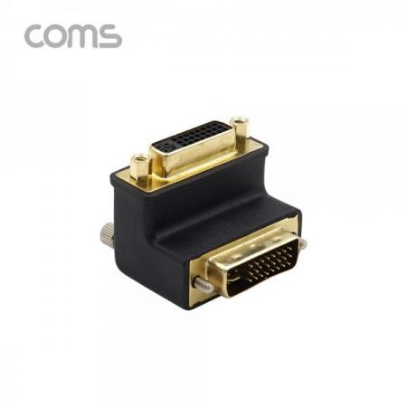 디바이스마트,케이블/전선 > 영상/음향 케이블 > HDMI/DVI 케이블,Coms,DVI 젠더(연장 M/F) / 꺾임(꺽임) / DVI-I / Dual [G3961],DVI 젠더(연장 M/F) / 꺾임(꺽임) / DVI-I / Dual