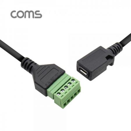디바이스마트,케이블/전선 > USB 케이블 > OTG(FM) > micro B타입(5핀) OTG,Coms,터미널 변환 케이블 30cm(USB) Micro B(F)/5Pin 터미널 [NB784],터미널 변환 케이블 30cm(USB) Micro B(F)/5Pin 터미널