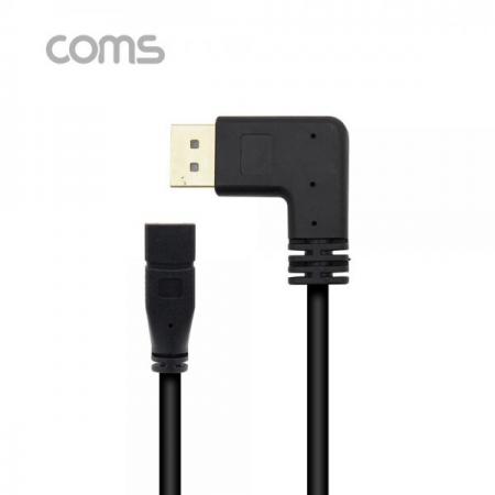 디바이스마트,케이블/전선 > 영상/음향 케이블 > 디스플레이포트 케이블,Coms,디스플레이 포트 젠더 변환 DP(M) 우향꺾임 / Mini DP(F) 30cm [ND898],디스플레이 포트 젠더 변환 DP(M) 우향꺾임 / Mini DP(F) 30cm