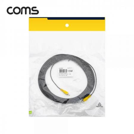 디바이스마트,케이블/전선 > 영상/음향 케이블 > 스테레오/RCA 케이블,Coms,RCA 케이블(1선/일반) 15M [AV3688],RCA 케이블(1선/일반) 15M