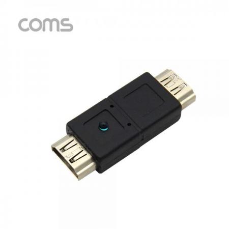 디바이스마트,케이블/전선 > 영상/음향 케이블 > HDMI 케이블,Coms,HDMI 일체형 LED 젠더 (F/F) / Blue LED [G3521],HDMI 일체형 LED 젠더 (F/F) / Blue LED