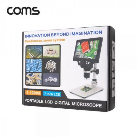 디바이스마트,수공구/전자공구/전동공구 > 전자공구 > 광학기기 > 현미경,Coms,7형 HD LCD 디지털 현미경 1200배율 / 1-1200X 고배율 [BB364],7형 HD LCD 디지털 현미경 1200배율 / 1-1200X 고배율