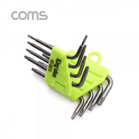 디바이스마트,컴퓨터/모바일/가전 > 가구/사무용품/공구 > 공구/공구자재 > 작업공구,Coms,별형 L랜치 세트 8pcs (T5/T6/T7/T8/T9/T10/T15/T20) / star wrench [IF389],별형 L랜치 세트 8pcs (T5/T6/T7/T8/T9/T10/T15/T20) / star wrench