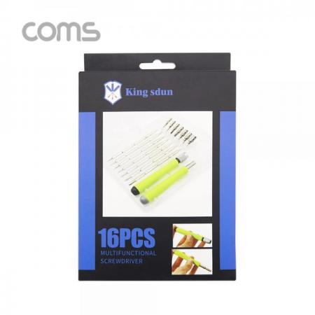 디바이스마트,컴퓨터/모바일/가전 > 가구/사무용품/공구 > 공구/공구자재 > 작업공구,Coms,드라이버 세트(16pcs) / Driver Set / 공구 툴 킷 [IF376],드라이버 세트(16pcs) / Driver Set / 공구 툴 킷