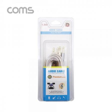 디바이스마트,케이블/전선 > 영상/음향 케이블 > 스테레오/RCA 케이블,Coms,바나나 케이블(2선) 1.8M / 투명 구리선 / 무산소 동선(OFC) [BT950],바나나 케이블(2선) 1.8M / 투명 구리선 / 무산소 동선(OFC)