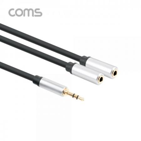 디바이스마트,케이블/전선 > 영상/음향 케이블 > 스테레오/RCA 케이블,Coms,스테레오 젠더 Y형(3.5 M/Fx2), Aux 케이블(3극) 2분배, 30cm [BT956],스테레오 젠더 Y형(3.5 M/Fx2)/ Aux 케이블(3극) 2분배/ 30cm