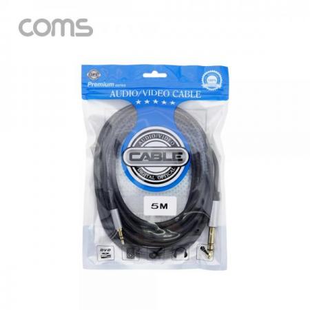 디바이스마트,케이블/전선 > 영상/음향 케이블 > 스테레오/RCA 케이블,Coms,스테레오 케이블 (3.5M/6.5M) 5M [BT961],스테레오 케이블 (3.5M/6.5M) 5M