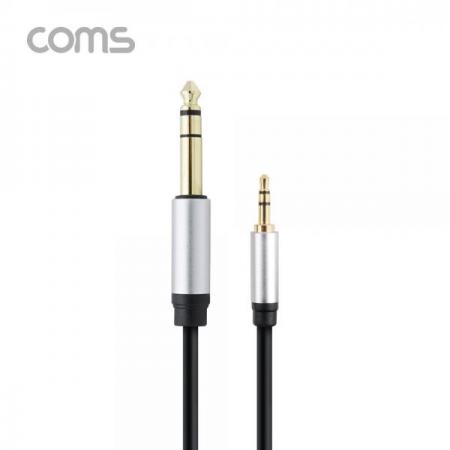 디바이스마트,케이블/전선 > 영상/음향 케이블 > 스테레오/RCA 케이블,Coms,스테레오 케이블 (3.5M/6.5M) 5M [BT961],스테레오 케이블 (3.5M/6.5M) 5M