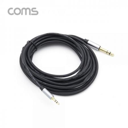디바이스마트,케이블/전선 > 영상/음향 케이블 > 스테레오/RCA 케이블,Coms,스테레오 케이블 (3.5M/6.5M) 5M [BT961],스테레오 케이블 (3.5M/6.5M) 5M