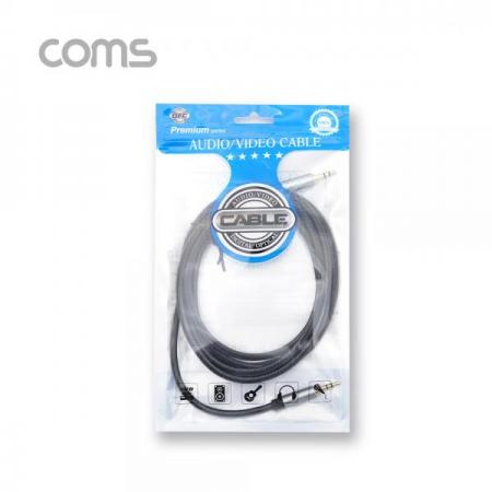 디바이스마트,케이블/전선 > 영상/음향 케이블 > 스테레오/RCA 케이블,Coms,OFC 스테레오 케이블 (3.5ø) 1.8M / 3극 / 메쉬재질 [BT966],OFC 스테레오 케이블 (3.5ø) 1.8M / 3극 / 메쉬재질