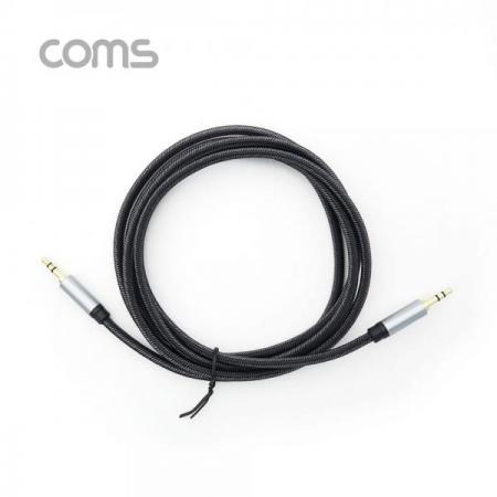 디바이스마트,케이블/전선 > 영상/음향 케이블 > 스테레오/RCA 케이블,Coms,OFC 스테레오 케이블 (3.5ø) 1.8M / 3극 / 메쉬재질 [BT966],OFC 스테레오 케이블 (3.5ø) 1.8M / 3극 / 메쉬재질