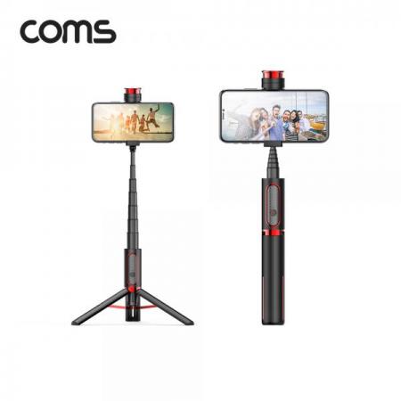 디바이스마트,컴퓨터/모바일/가전 > 스마트폰/스마트기기 > 모바일 주변기기 > 셀카봉/셀카렌즈,Coms,셀카봉 삼각대 블루투스 무선 리모컨 일체형 Black, 액션캠/미러리스 호환 마운트 내장 [OM165],셀카봉 삼각대 블루투스 무선 리모컨 일체형 Black/ 액션캠/미러리스 호환 마운트 내장