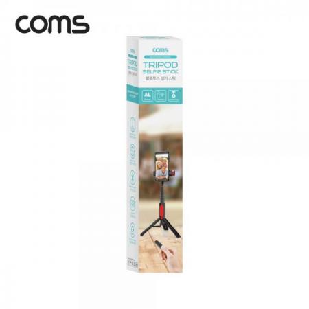 디바이스마트,컴퓨터/모바일/가전 > 스마트폰/스마트기기 > 모바일 주변기기 > 셀카봉/셀카렌즈,Coms,셀카봉 삼각대 블루투스 무선 리모컨 일체형 Black, 액션캠/미러리스 호환 마운트 내장 [OM165],셀카봉 삼각대 블루투스 무선 리모컨 일체형 Black/ 액션캠/미러리스 호환 마운트 내장