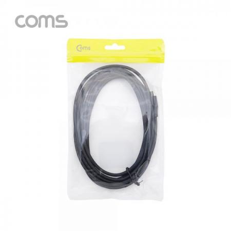 디바이스마트,케이블/전선 > USB 케이블 > 데이터케이블(MM) > USB 3.1 C타입 케이블,Coms,USB 3.1(Type C) 케이블(MM) 3M / 고속충전 / USB 2.0 속도 / Black [IF139],USB 3.1(Type C) 케이블(MM) 3M / 고속충전 / USB 2.0 속도 / Black