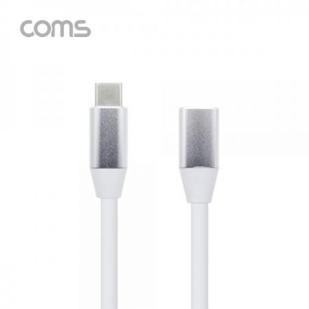 디바이스마트,케이블/전선 > USB 케이블 > 데이터케이블(MM) > USB 3.1 C타입 케이블,Coms,USB 3.1(Type C) 케이블(MF) 1M / 고속충전 / USB 2.0 속도 / White [IF138],USB 3.1(Type C) 케이블(MF) 1M / 고속충전 / USB 2.0 속도 / White
