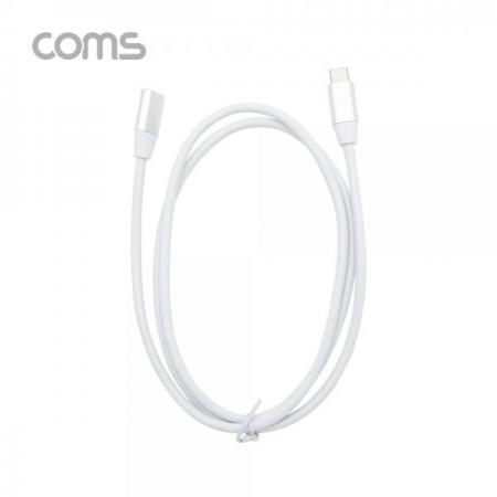 디바이스마트,케이블/전선 > USB 케이블 > 데이터케이블(MM) > USB 3.1 C타입 케이블,Coms,USB 3.1(Type C) 케이블(MF) 1M / 고속충전 / USB 2.0 속도 / White [IF138],USB 3.1(Type C) 케이블(MF) 1M / 고속충전 / USB 2.0 속도 / White