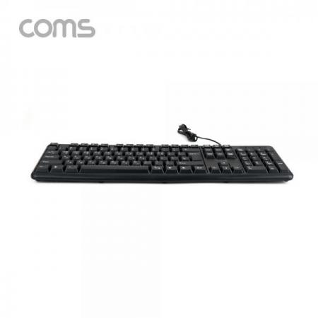 디바이스마트,컴퓨터/모바일/가전 > 키보드/마우스 > 키보드 > 유선 키보드,Coms,USB 유선 키보드 / 사무용 키보드 / 멤브레인 / 104키 / USB 2.0 / 경제형 [JD168],USB 유선 키보드 / 사무용 키보드 / 멤브레인 / 104키 / USB 2.0 / 경제형