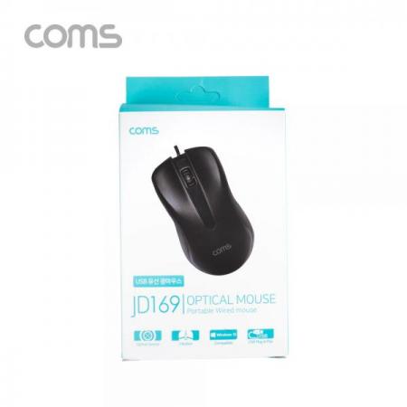 디바이스마트,컴퓨터/모바일/가전 > 키보드/마우스 > 마우스 > 유선 마우스,Coms,USB 유선 광마우스 / 옵티컬 마우스 / 사무용 마우스 / 경제형 [JD169],USB 유선 광마우스 / 옵티컬 마우스 / 사무용 마우스 / 경제형