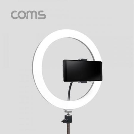 디바이스마트,컴퓨터/모바일/가전 > CCTV/프로젝터/영상장비 > 영상 관련 액세서리,Coms,LED 라이트 링형(12형) / 원형 램프 / 개인방송용 조명 / USB 전원 / Ring Light / 30cm [IF301],LED 라이트 링형(12형) / 원형 램프 / 개인방송용 조명 / USB 전원 / Ring Light / 30cm