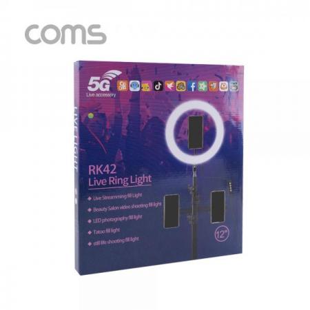 디바이스마트,컴퓨터/모바일/가전 > CCTV/프로젝터/영상장비 > 영상 관련 액세서리,Coms,LED 라이트 링형(12형) / 원형 램프 / 개인방송용 조명 / USB 전원 / Ring Light / 30cm [IF301],LED 라이트 링형(12형) / 원형 램프 / 개인방송용 조명 / USB 전원 / Ring Light / 30cm