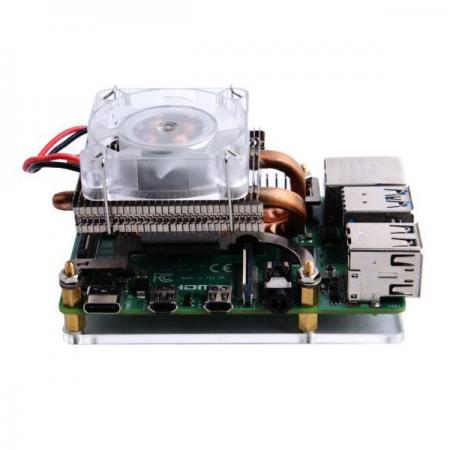 디바이스마트,오픈소스/코딩교육 > 라즈베리파이 > 아답터/방열판/OS/기타,52PI,라즈베리파이 4B/3B+/3B 호환 쿨러 New Colorful ICE Tower Cooler [EP-0112],라즈베리 파이 4B / 3B + / 3B와 호환 / 자동 색상 변경 기능이있는 컬러 LED 팬 / DC 5V 전원 입력 (Raspberry Pi로 전원 공급 가능)