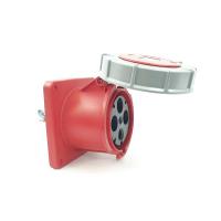 344-6 산업용 판넬 매립 직선형 소켓 (400V / 125A / 3P+E / IP67)