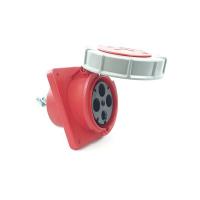 444-6 산업용 판넬 매립 경사형 소켓 (400V / 125A / 3P+E / IP67)